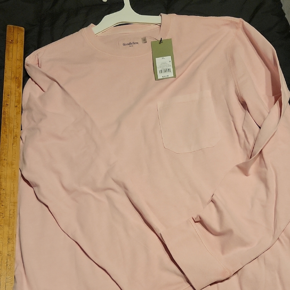 Goodfellow & Co Light Pink Long Sleeve Shirt